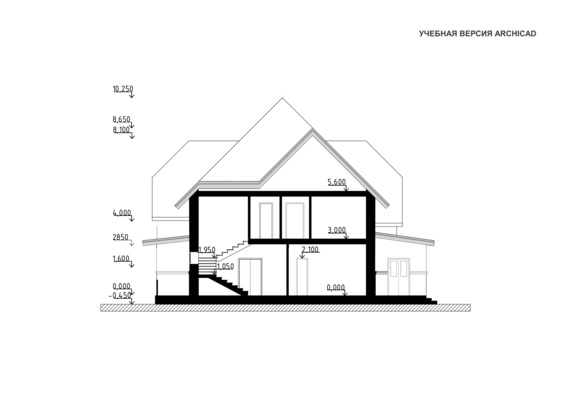 Индивидуальный жилой дом (двухэтажный)