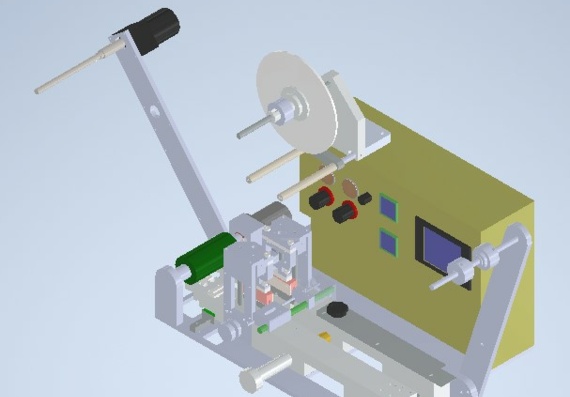Упаковочная машина - 3D в solidworks