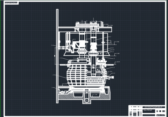 Drawing of RKZ-63 furnace