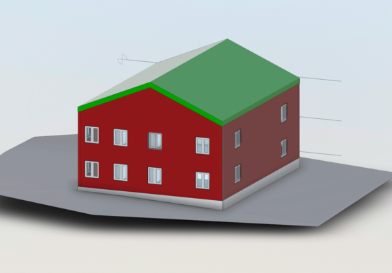 Трехмерная модель здания