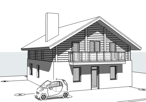 Design of a 2-storey building in 3D