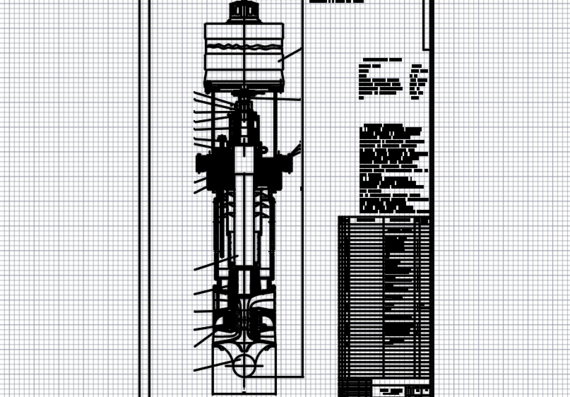 The centrifugal sodium pump TsNN-9A (modified) (general view)