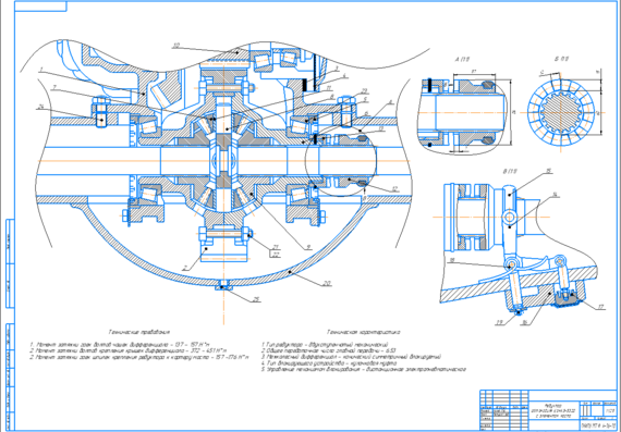 Design of application of interlock of drive axle inter-wheel differentials for KamAZ-5320 car
