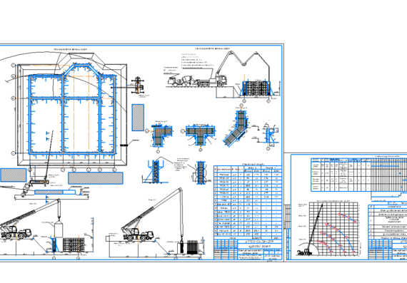 Course project on concreting technology of foundation structures: "Design of concrete works technology"