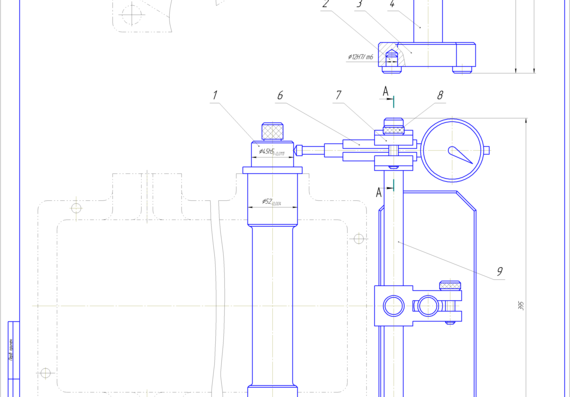 Control fixture assembly drawing