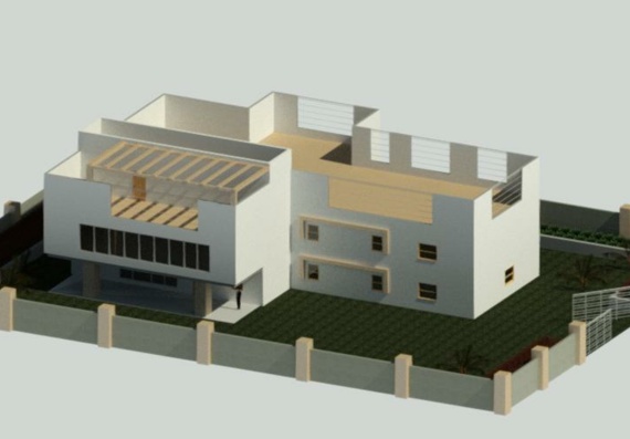 Модель жилого дома