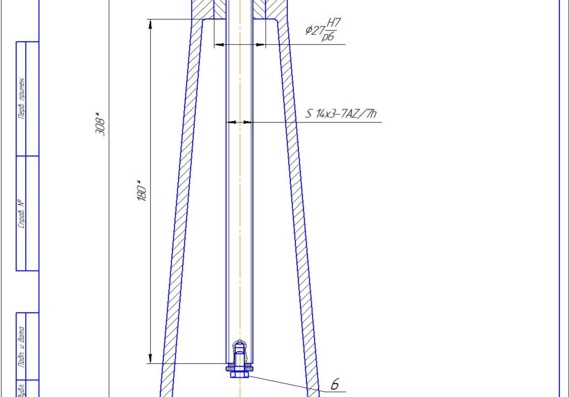 assembly drawing, screw jack
