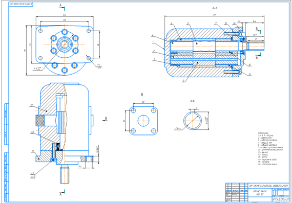 Calculation and operation and maintenance of the gear pump