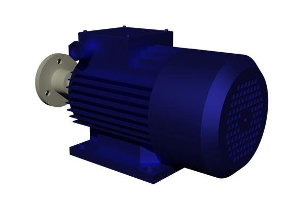 3D model of the electric motor