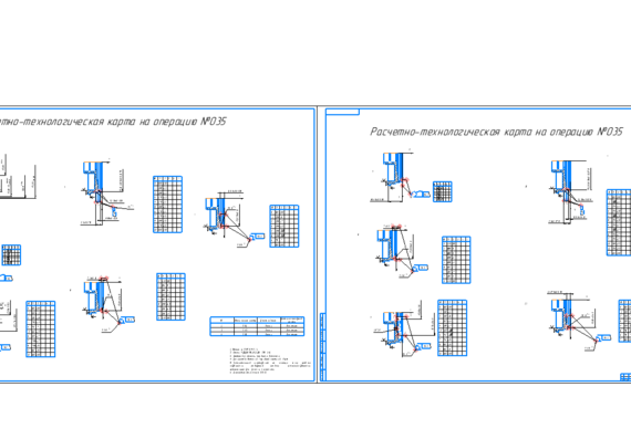 Processing chart for CNC machining