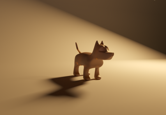 Primitive 3D max models (house, animal)