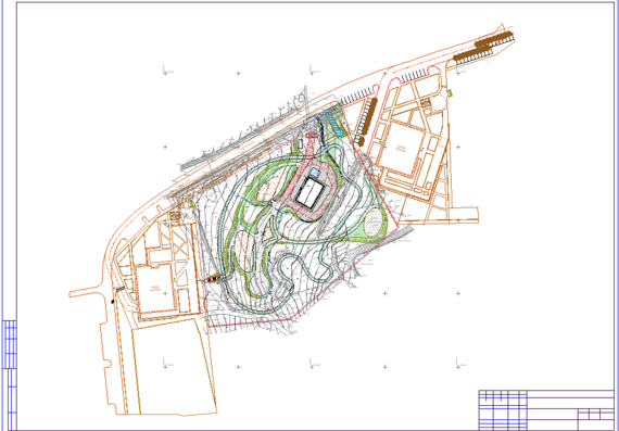 General plan of Alexander Park