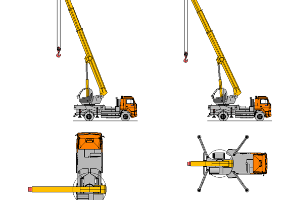 Mobile crane dynamic block