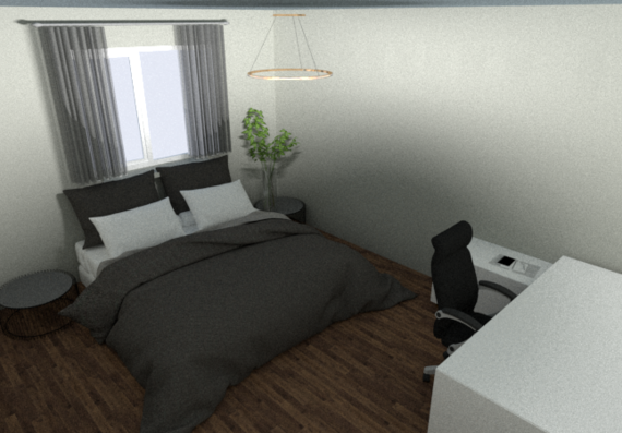 Дизайн двухкомнатной квартиры в sketchup