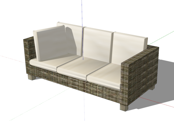 Sofa in sketchup