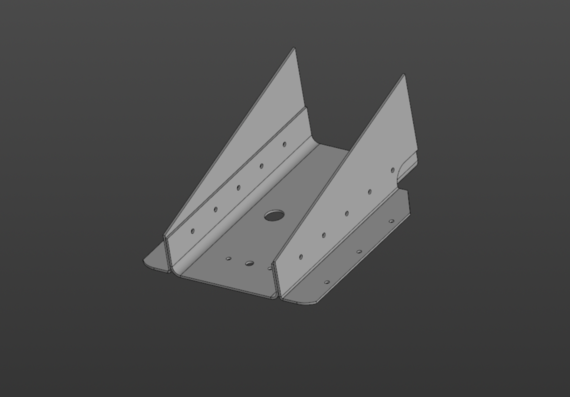 Assembling a model of a typical bracket