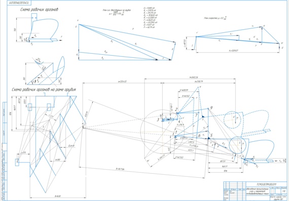 Substantiation of the schematic diagram and parameters of the gun (dumping hull)