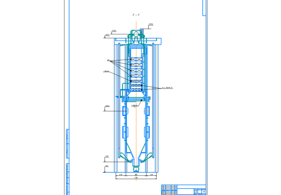 Drawing of boiler E-220-9,8-540 DT