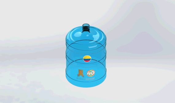 5-liter water bottle