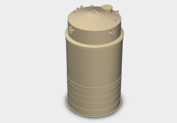 Vertical barrel in 3D