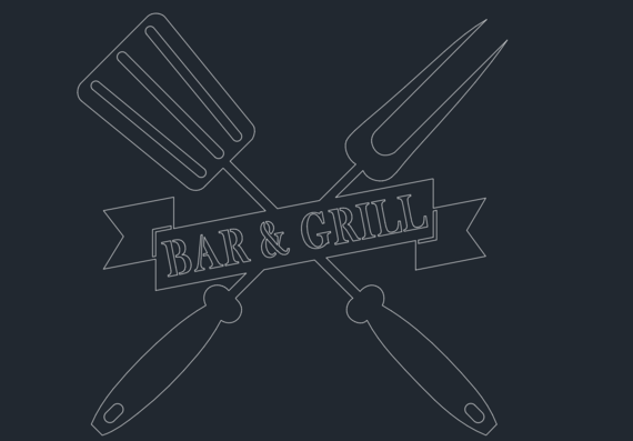 Picture for laser cutting bar and grill