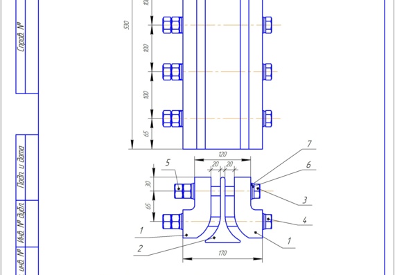Clamping connector of vertical bucket elevator