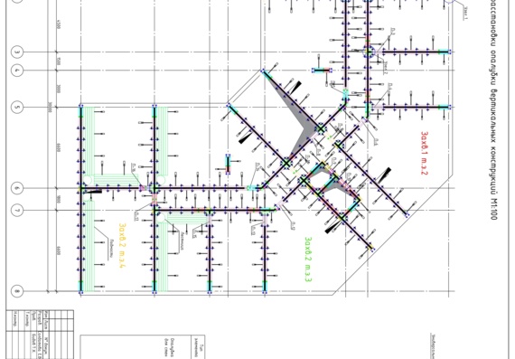 Технологическая карта на возведение монолитных железобетонных конструкций типового этажа жилого дома