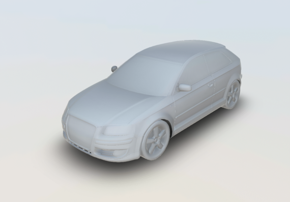 Audi A3 3D модель
