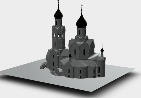 3D model of the Orthodox Church