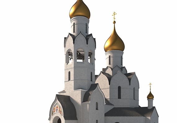 3D model of the Orthodox Church