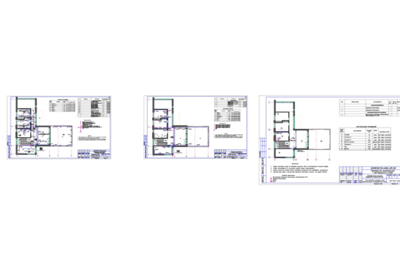 Design of the cottage project. Electrics