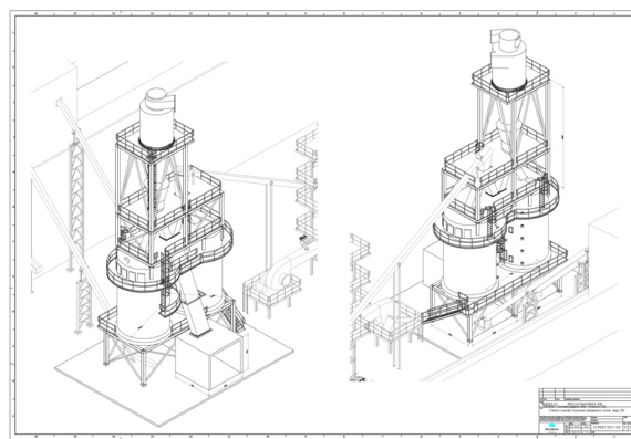 Dry chips silo. Drawings