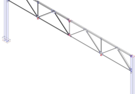 Calculation of rafter truss
