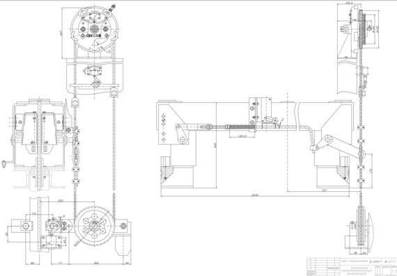 Elevator passenger 630 kg drawings