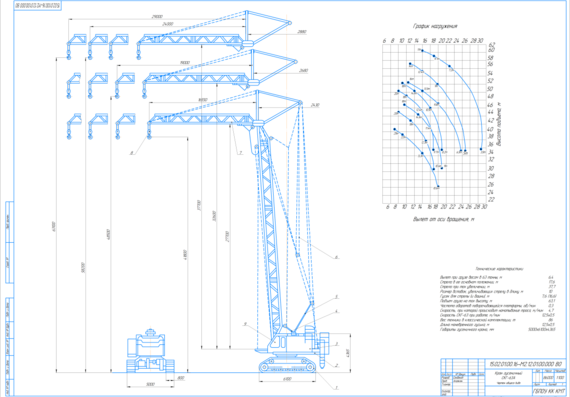 Caterpillar crane SKG-63A | Download drawings, blueprints, Autocad ...