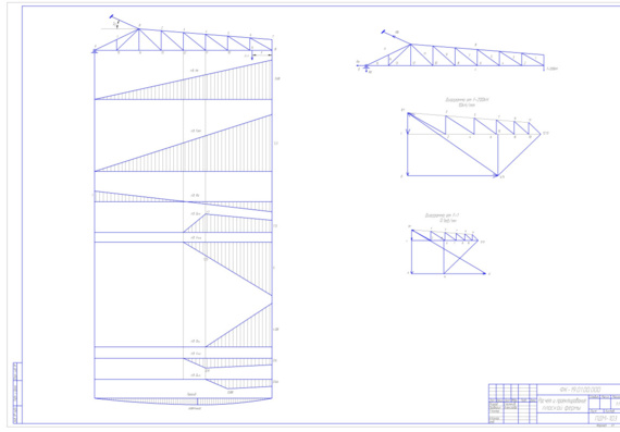 Calculation of crane trusses