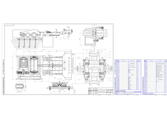 Modernization and calculation of SMZh-227 molding machine