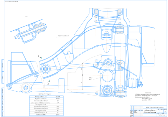 Course design - Arrangement, design and repair of VAZ-2121 suspension