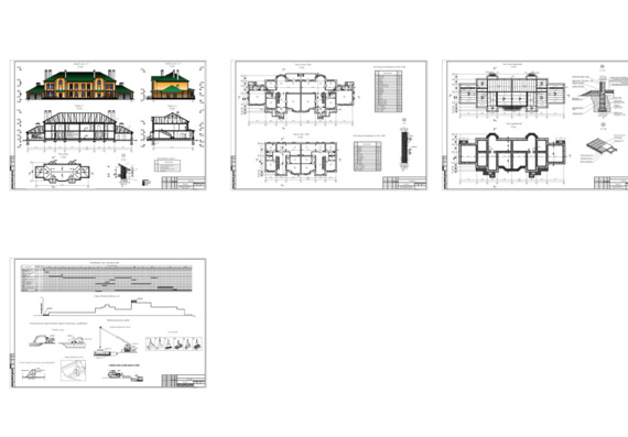 Degree project (college) - Townhouse 44.40 x 16.79 m