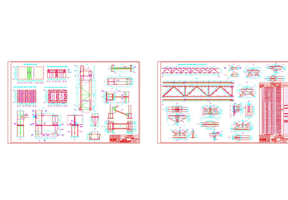 Course design - Steel frame of 1-storey industrial building