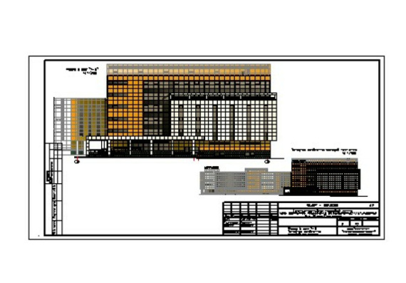 AR Drawings Administrative and Trade Center 8304.0 m2 Yuzhno-Sakhalinsk