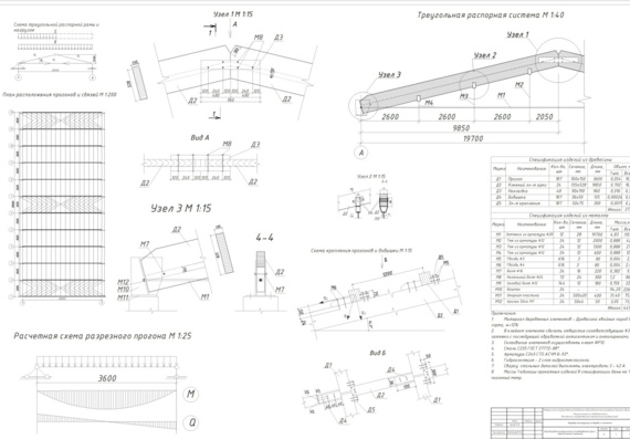 Course design - Calculation of enclosing and load-bearing structures of the gym cover