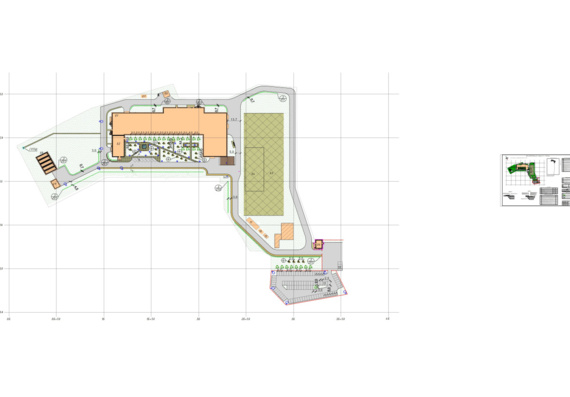 Diploma project - Production building 120.0 x 49.2 m in Tyumen