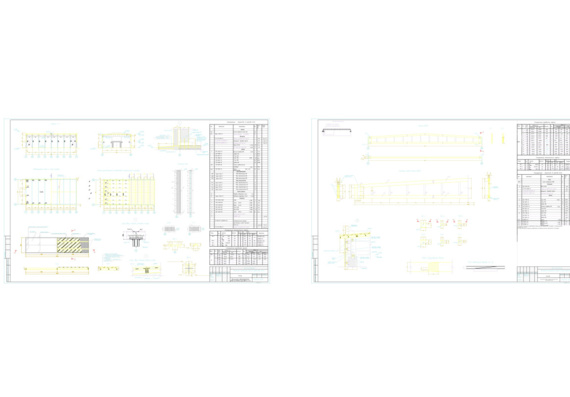 Course project - KDiP Single-storey industrial building in Kirov