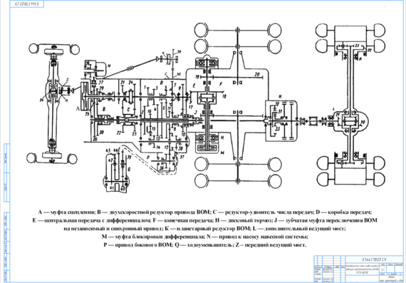 Разработка мобильного тягового модуля для условий УНПАК ЛНАУ "Колос"