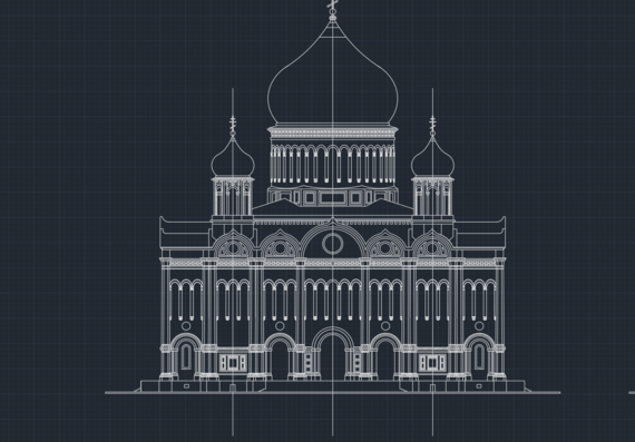 Architectural analysis of the Cathedral of Christ the Savior in Moscow