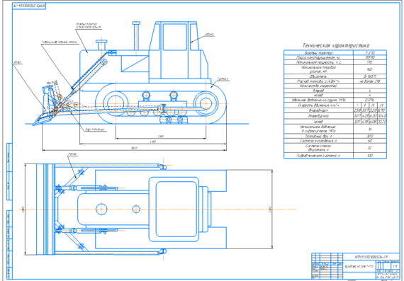 Модернизация бульдозерного оборудования Т-170