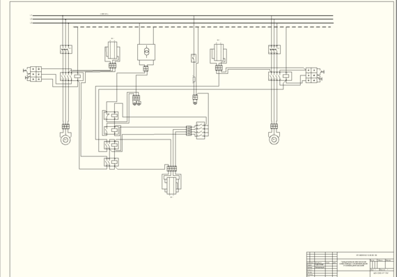 Electrical diagrams of the pumping unit