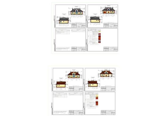 Architectural project. Object 24/09-AR Residential building No1 Individual single-family residential building. KIZ ISNA on Venisye Avenue in Zhodino