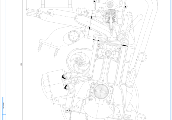 Design of automobile engine VAZ 2109